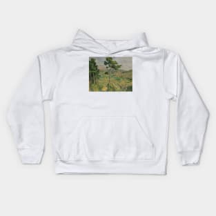 Mont Sainte-Victoire and the Viaduct of the Arc River Valley by Paul Cezanne Kids Hoodie